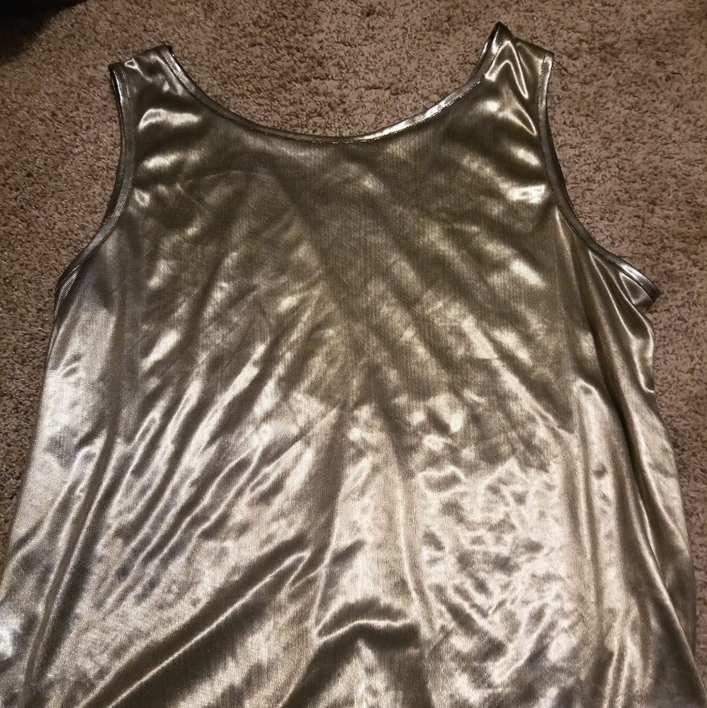 Gold tank top
